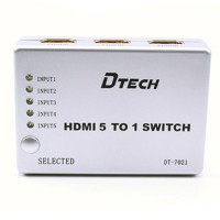 Bộ gộp HDMI 5 vào 1 ra DTECH DT-7021